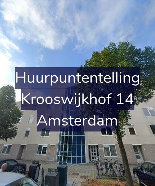 Foto gevel Huurpuntentelling voor Krooswijkhof 14, Amsterdam