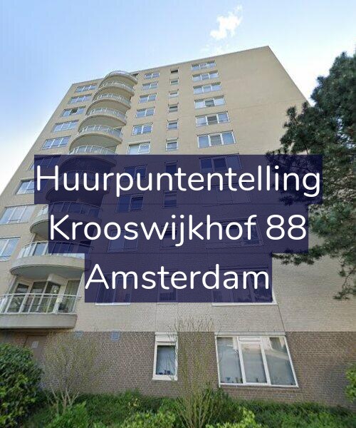 Foto gevel Huurpuntentelling voor Krooswijkhof 88, Amsterdam