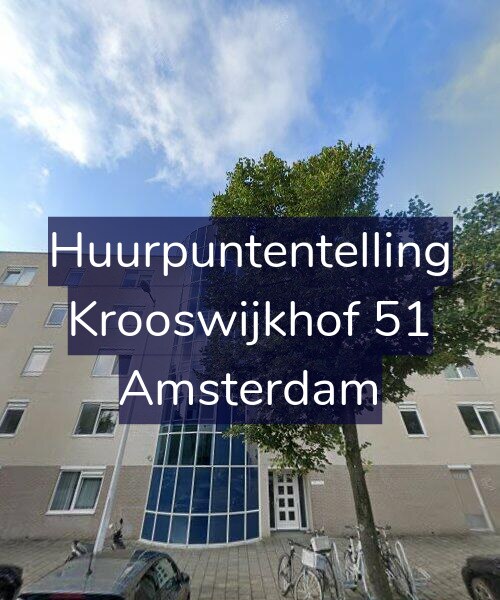 Foto gevel Huurpuntentelling voor Krooswijkhof 51, Amsterdam