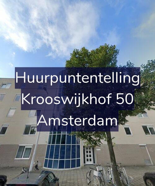 Foto gevel Huurpuntentelling voor Krooswijkhof 50, Amsterdam