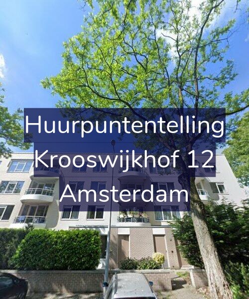 Foto gevel Huurpuntentelling voor Krooswijkhof 12, Amsterdam