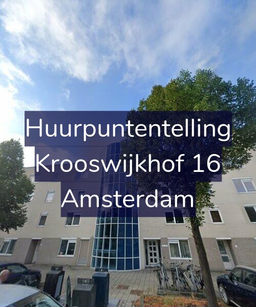 Foto gevel Huurpuntentelling voor Krooswijkhof 16, Amsterdam