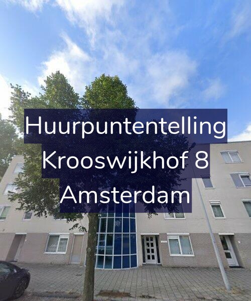Foto gevel Huurpuntentelling voor Krooswijkhof 8, Amsterdam