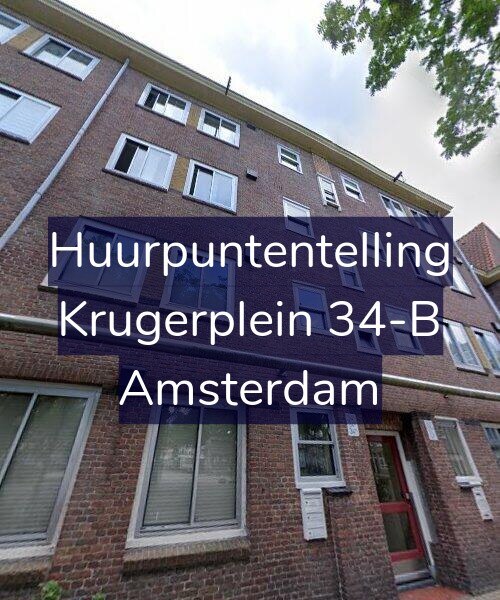 Foto gevel Huurpuntentelling voor Krugerplein 34-B, Amsterdam