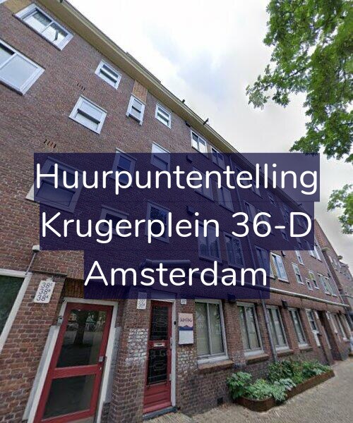 Foto gevel Huurpuntentelling voor Krugerplein 36-D, Amsterdam