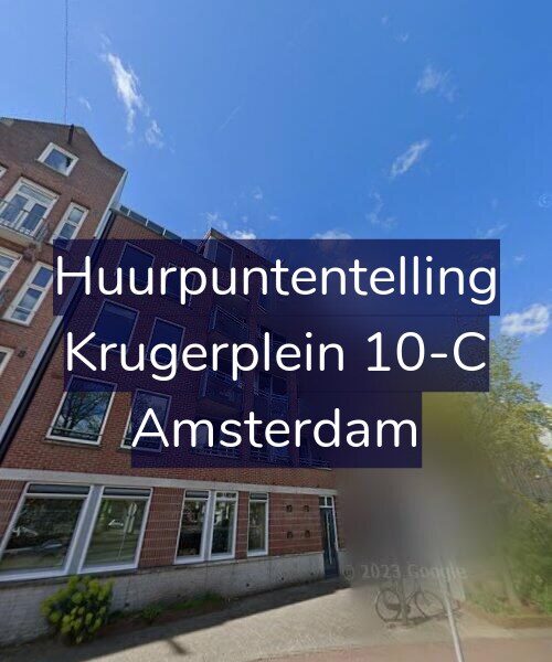 Foto gevel Huurpuntentelling voor Krugerplein 10-C, Amsterdam
