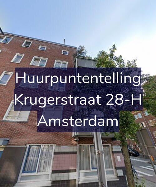 Foto gevel Huurpuntentelling voor Krugerstraat 28-H, Amsterdam