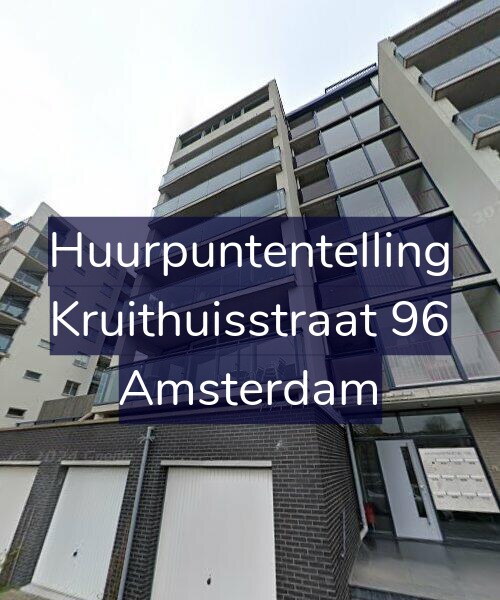Foto gevel Huurpuntentelling voor Kruithuisstraat 96, Amsterdam