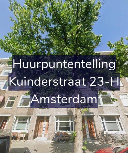 Foto gevel Huurpuntentelling voor Kuinderstraat 23-H, Amsterdam