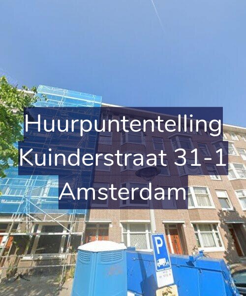 Foto gevel Huurpuntentelling voor Kuinderstraat 31-1, Amsterdam