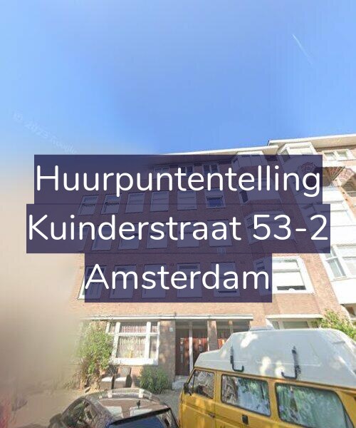 Foto gevel Huurpuntentelling voor Kuinderstraat 53-2, Amsterdam