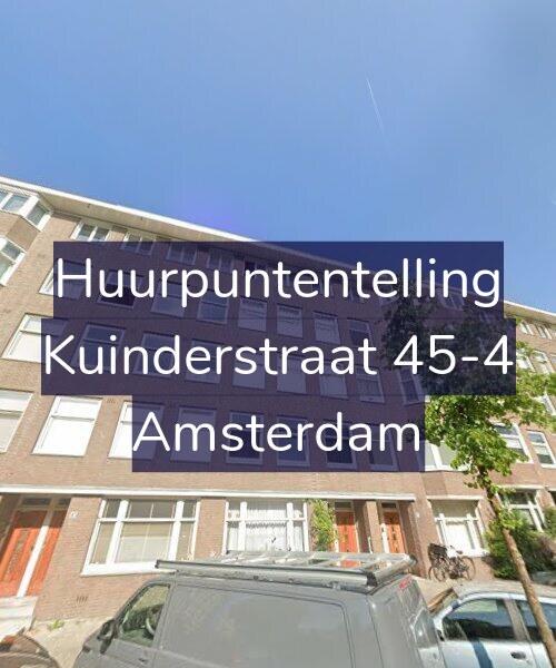 Foto gevel Huurpuntentelling voor Kuinderstraat 45-4, Amsterdam