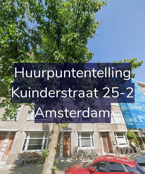 Foto gevel Huurpuntentelling voor Kuinderstraat 25-2, Amsterdam