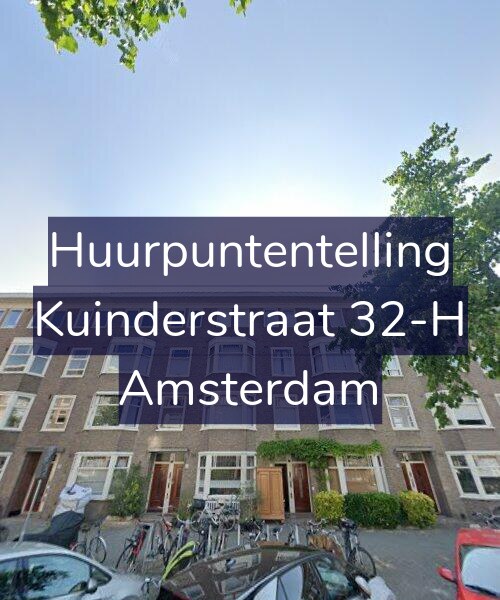 Foto gevel Huurpuntentelling voor Kuinderstraat 32-H, Amsterdam
