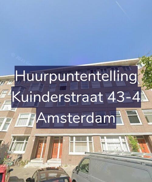 Foto gevel Huurpuntentelling voor Kuinderstraat 43-4, Amsterdam