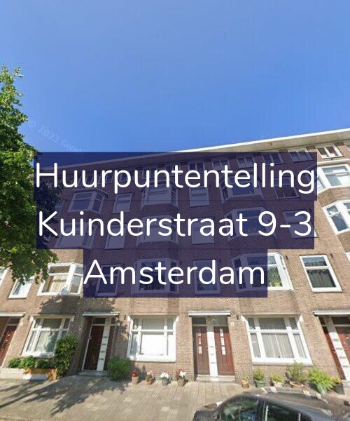 Foto gevel Huurpuntentelling voor Kuinderstraat 9-3, Amsterdam