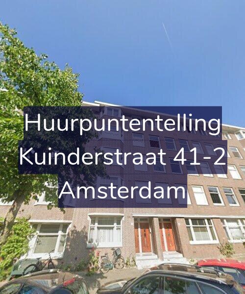 Foto gevel Huurpuntentelling voor Kuinderstraat 41-2, Amsterdam