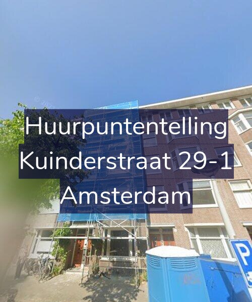 Foto gevel Huurpuntentelling voor Kuinderstraat 29-1, Amsterdam
