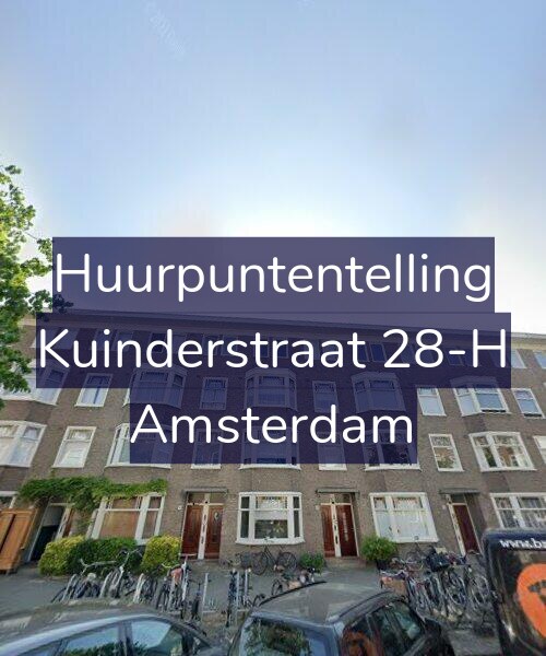 Foto gevel Huurpuntentelling voor Kuinderstraat 28-H, Amsterdam