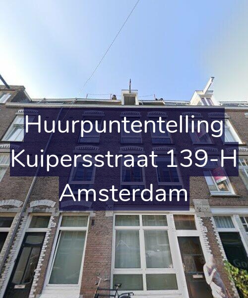 Foto gevel Huurpuntentelling voor Kuipersstraat 139-H, Amsterdam