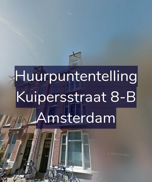 Foto gevel Huurpuntentelling voor Kuipersstraat 8-B, Amsterdam