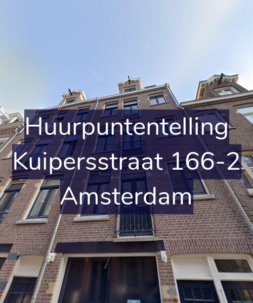 Foto gevel Huurpuntentelling voor Kuipersstraat 166-2, Amsterdam