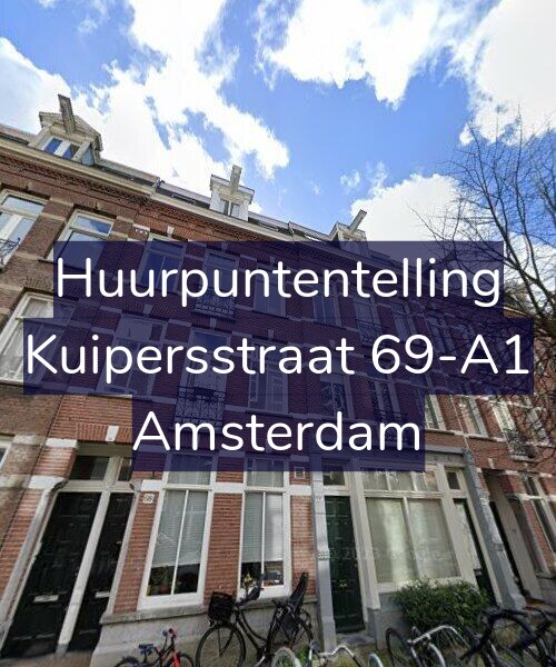 Foto gevel Huurpuntentelling voor Kuipersstraat 69-A1, Amsterdam
