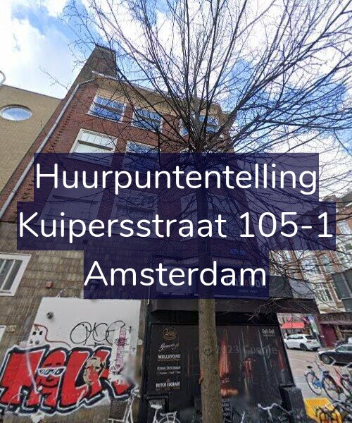 Foto gevel Huurpuntentelling voor Kuipersstraat 105-1, Amsterdam