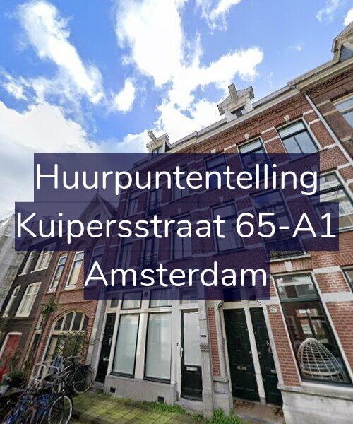 Foto gevel Huurpuntentelling voor Kuipersstraat 65-A1, Amsterdam