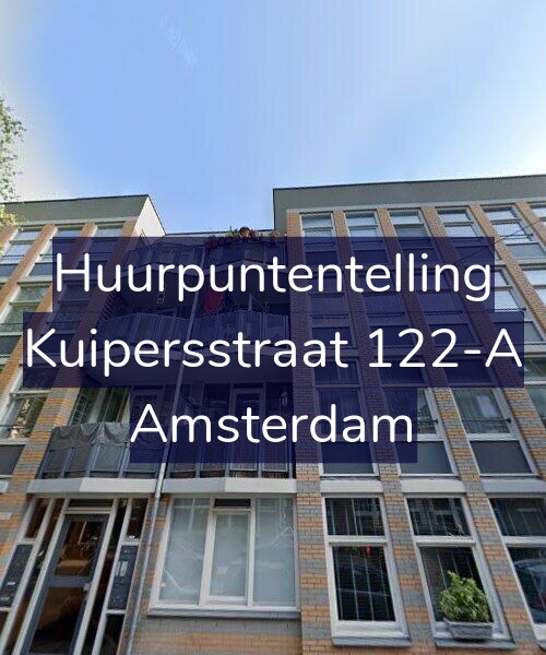 Foto gevel Huurpuntentelling voor Kuipersstraat 122-A, Amsterdam