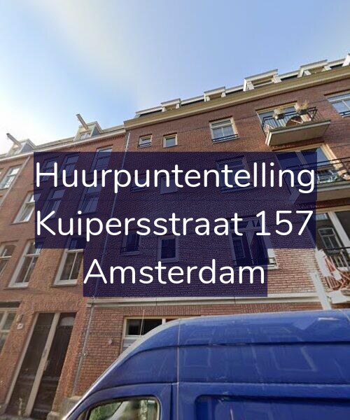 Foto gevel Huurpuntentelling voor Kuipersstraat 157, Amsterdam