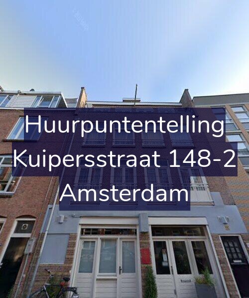 Foto gevel Huurpuntentelling voor Kuipersstraat 148-2, Amsterdam
