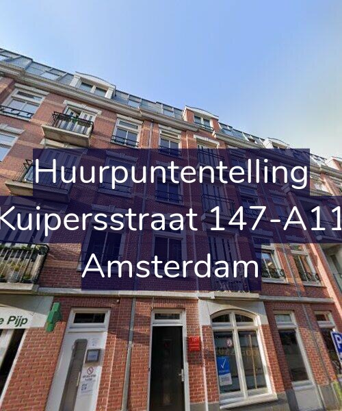 Foto gevel Huurpuntentelling voor Kuipersstraat 147-A11, Amsterdam