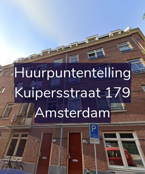 Foto gevel Huurpuntentelling voor Kuipersstraat 179, Amsterdam