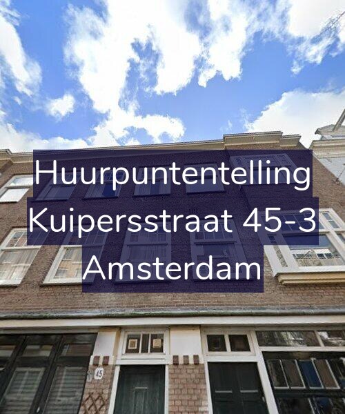 Foto gevel Huurpuntentelling voor Kuipersstraat 45-3, Amsterdam