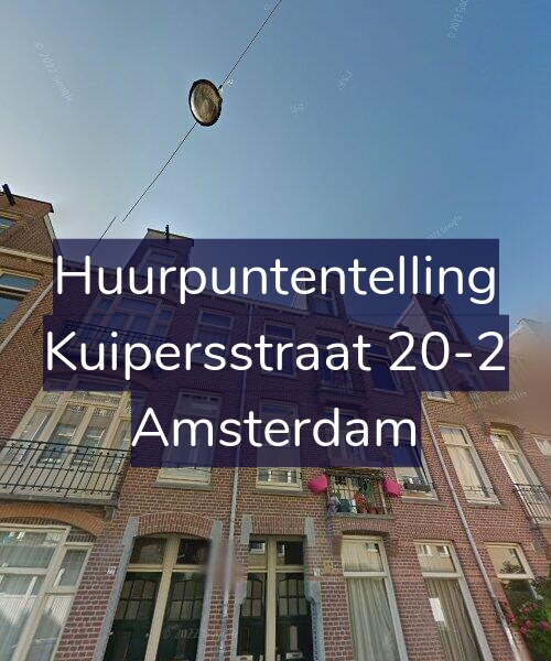 Foto gevel Huurpuntentelling voor Kuipersstraat 20-2, Amsterdam