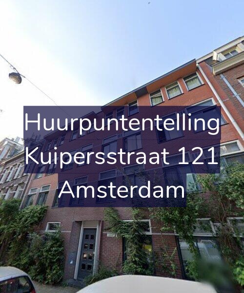 Foto gevel Huurpuntentelling voor Kuipersstraat 121, Amsterdam