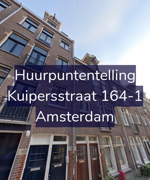 Foto gevel Huurpuntentelling voor Kuipersstraat 164-1, Amsterdam