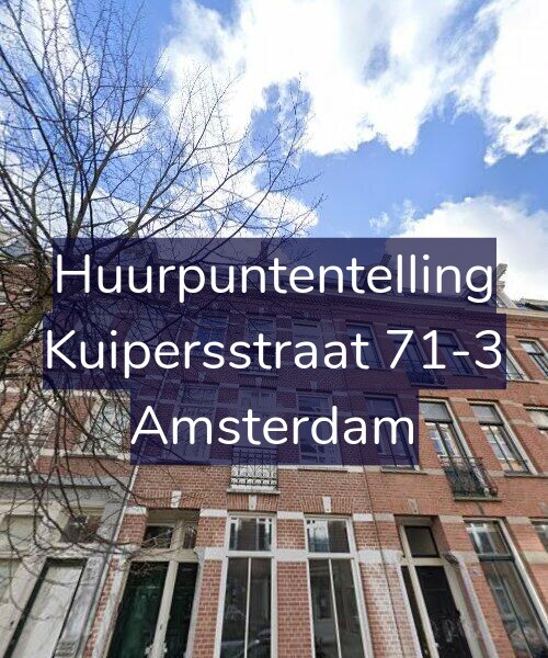 Foto gevel Huurpuntentelling voor Kuipersstraat 71-3, Amsterdam