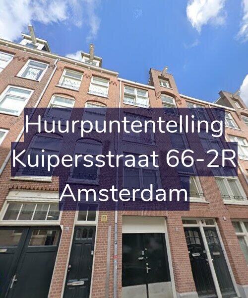 Foto gevel Huurpuntentelling voor Kuipersstraat 66-2R, Amsterdam
