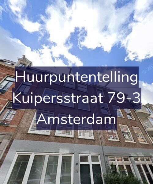 Foto gevel Huurpuntentelling voor Kuipersstraat 79-3, Amsterdam
