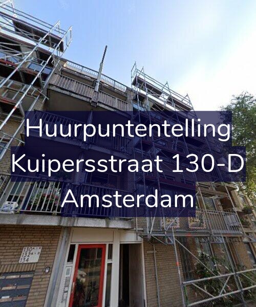 Foto gevel Huurpuntentelling voor Kuipersstraat 130-D, Amsterdam