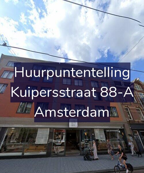Foto gevel Huurpuntentelling voor Kuipersstraat 88-A, Amsterdam