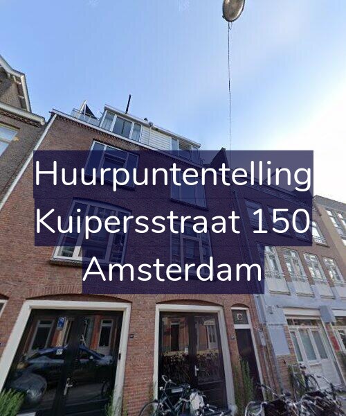 Foto gevel Huurpuntentelling voor Kuipersstraat 150, Amsterdam