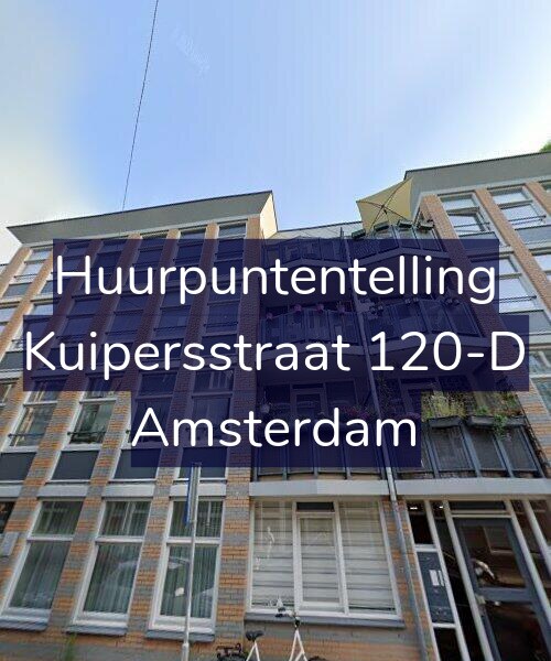 Foto gevel Huurpuntentelling voor Kuipersstraat 120-D, Amsterdam