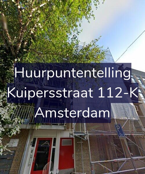Foto gevel Huurpuntentelling voor Kuipersstraat 112-K, Amsterdam