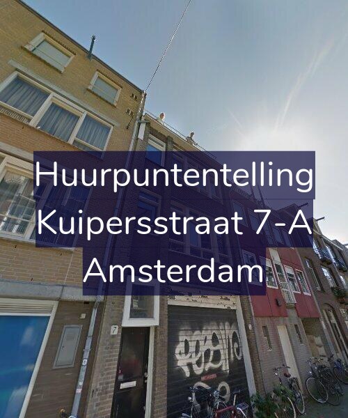 Foto gevel Huurpuntentelling voor Kuipersstraat 7-A, Amsterdam