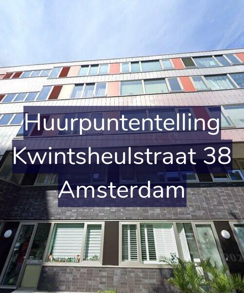 Foto gevel Huurpuntentelling voor Kwintsheulstraat 38, Amsterdam