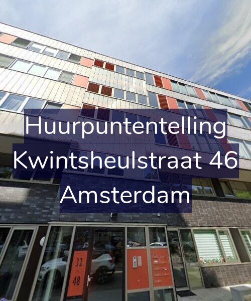 Foto gevel Huurpuntentelling voor Kwintsheulstraat 46, Amsterdam