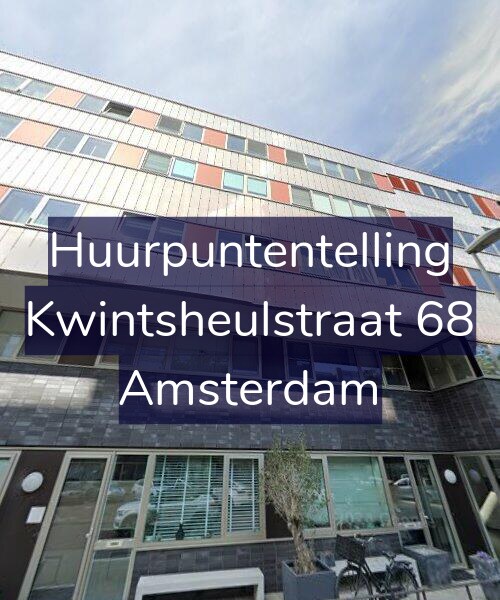 Foto gevel Huurpuntentelling voor Kwintsheulstraat 68, Amsterdam